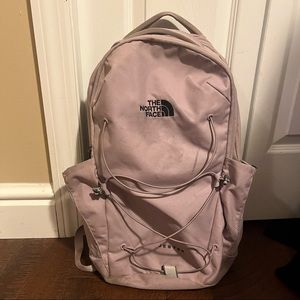 lilac purple north face backpack